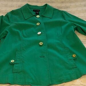 Attyre Vibrant Green Utility Jacket
